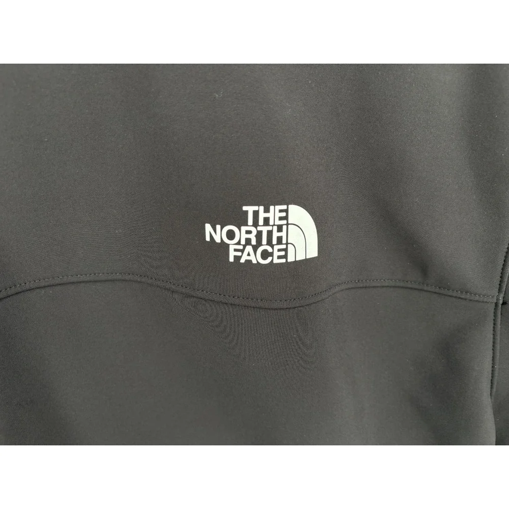 North Face Jacket Men's 4XL Windwall Apex Bionic Full Zip Black Softshell Mock